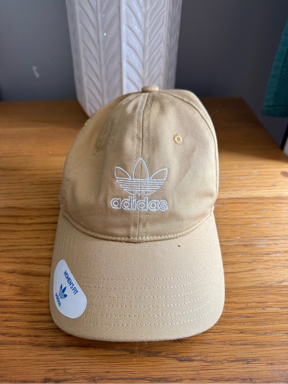 Adidas Trefoil Baseball Cap in Light Khaki